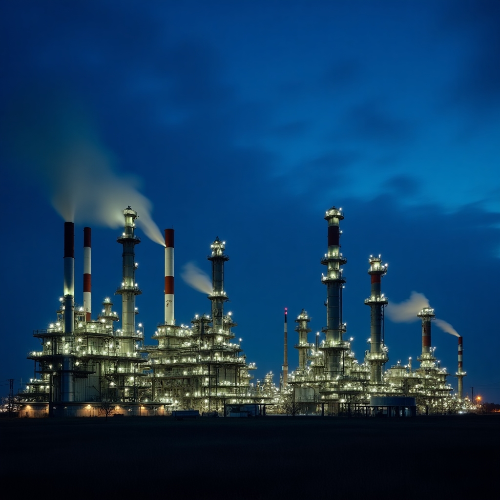 Нефтеперерабатывающий завод в Казахстане